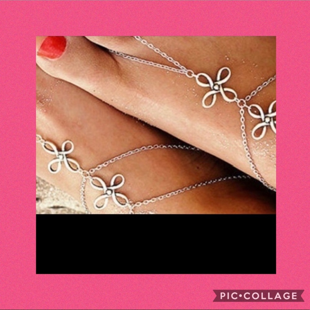 🌺2layered Flowery Foot jewelry🌺🌷🌺🌷 - Picture 2 of 8